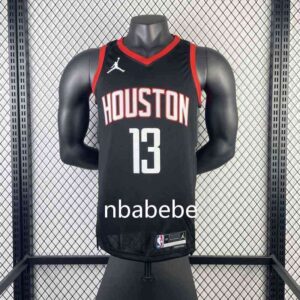 Maillot de Basket NBA Houston Rockets Jordan 2024 Harden 13 noir