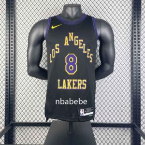 Maillot de Basket NBA Lakers 2024 Bryant 8 city édition noir