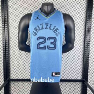Maillot NBA Memphis Grizzlies Jordan 2021 Rose 23 bleu