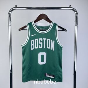 Maillot de Basket NBA Boston Celtics Enfant 2023 Tatum 0 vert