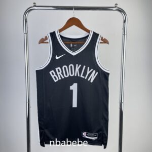 Maillot de Basket NBA Brooklyn Nets 2023 Bridges 1 noir