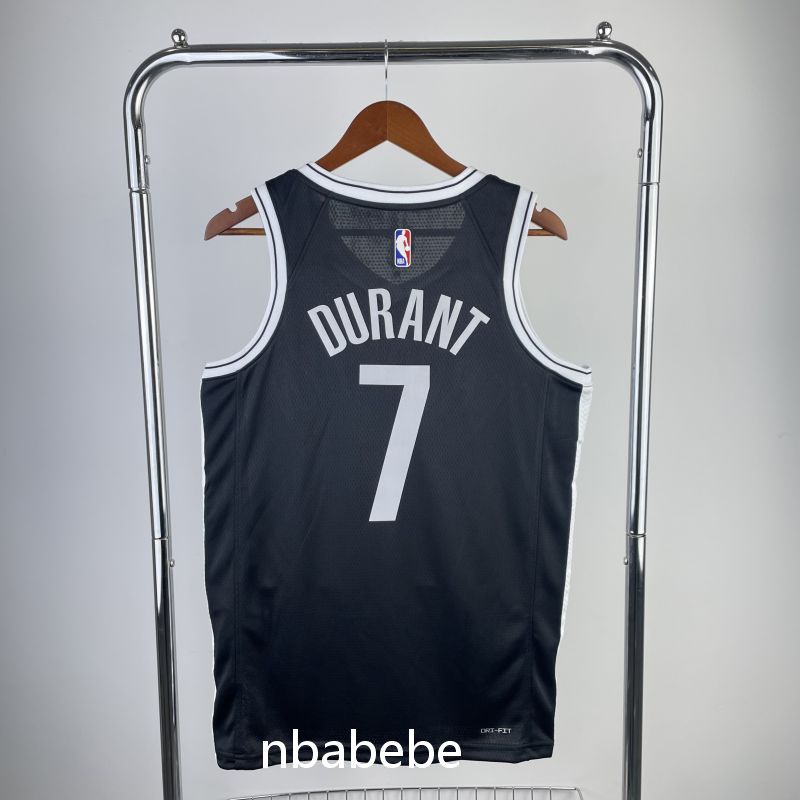 Maillot de Basket NBA Brooklyn Nets 2023 Durant 7 noir 2