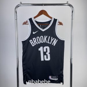 Maillot de Basket NBA Brooklyn Nets 2023 Harden 13 noir