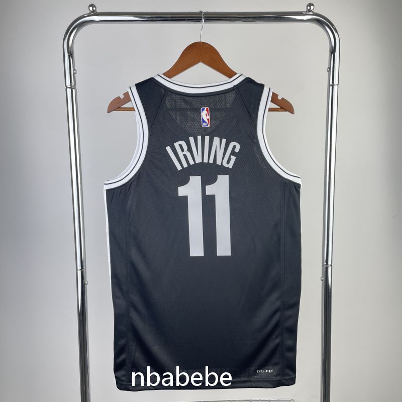 Maillot de Basket NBA Brooklyn Nets 2023 Irving 11 noir 2