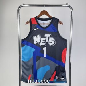 Maillot de Basket NBA Brooklyn Nets 2024 Bridges 1 city édition