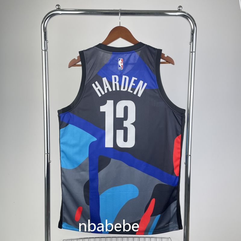 Maillot de Basket NBA Brooklyn Nets 2024 Harden 13 city édition 2