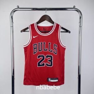 Maillot de Basket NBA Chicago Bulls Enfant 2023 Jordan 23 rouge