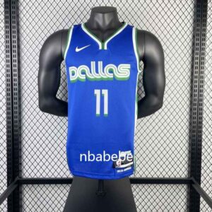 Maillot de Basket NBA Dallas Mavericks 2023 Irving 11 city édition bleu