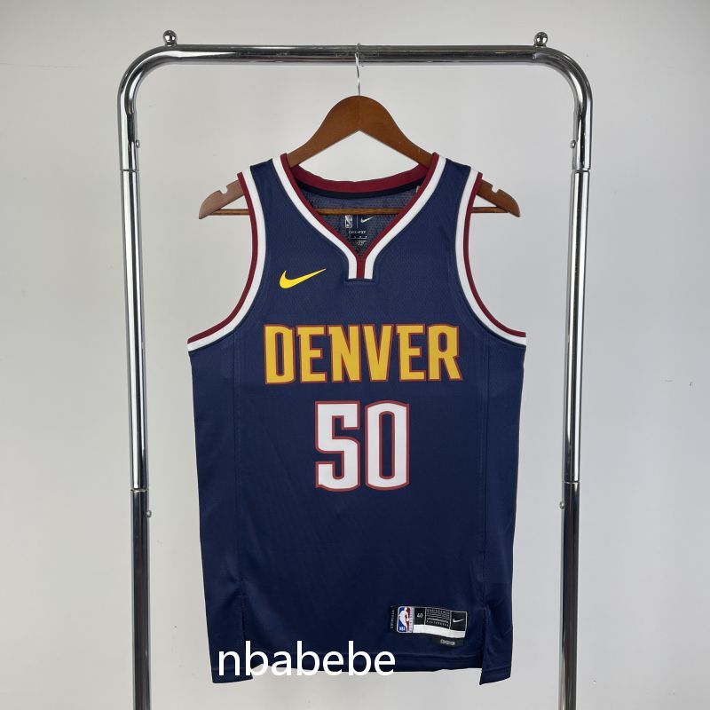 Maillot de Basket NBA Denver Nuggets 2023 Gordon 50 bleu foncé