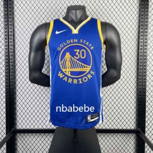 Maillot de Basket NBA Golden State Warriors 2023 Curry 2974 bleu