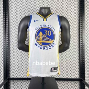 Maillot de Basket NBA Golden State Warriors 2023 Curry 30 blanc