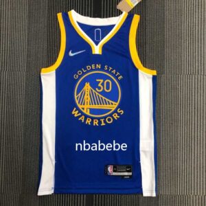 Maillot de Basket NBA Golden State Warriors 75e anniversaire Curry 2974 bleu