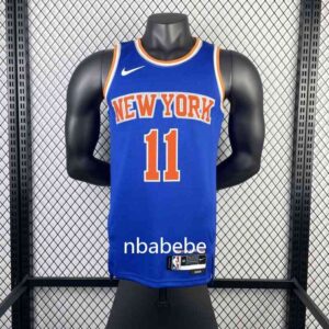 Maillot de Basket NBA Knicks 2023 Brunson 11 bleu