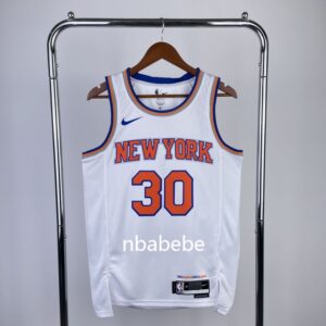 Maillot de Basket NBA Knicks 2023 Randle 30 blanc