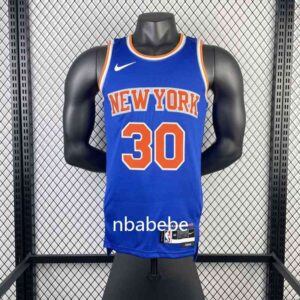 Maillot de Basket NBA Knicks 2023 Randle 30 bleu