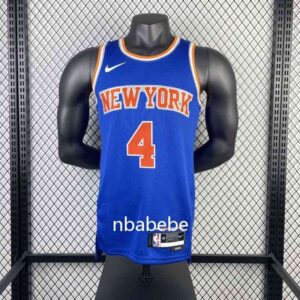 Maillot de Basket NBA Knicks 2023 Rose 4 bleu