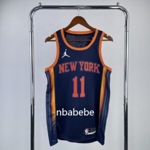 Maillot de Basket NBA Knicks Jordan 2023 Brunson 11