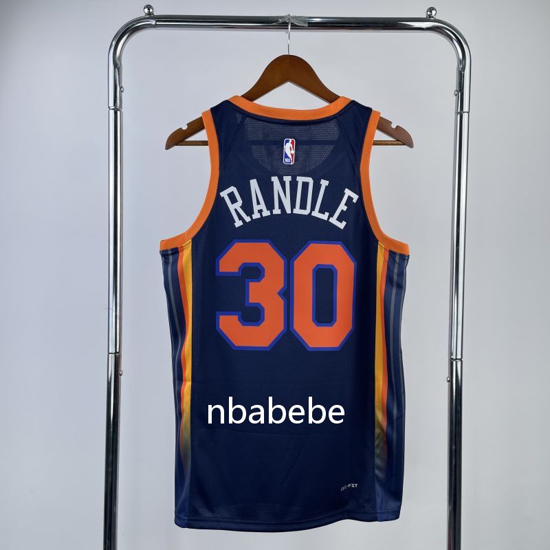 Maillot de Basket NBA Knicks Jordan 2023 Randle 30 2