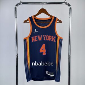 Maillot de Basket NBA Knicks Jordan 2023 Rose 4