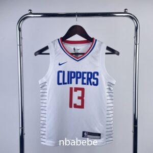 Maillot de Basket NBA LA Clippers Enfant 2023 George 13 blanc