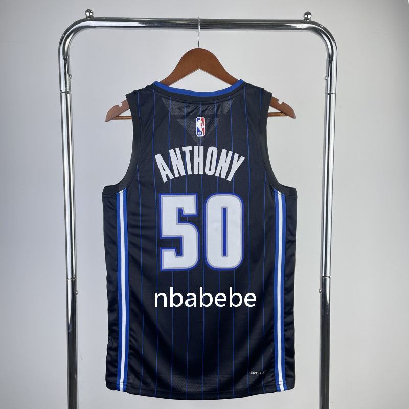 Maillot de Basket NBA Magic 2023 Anthony 50 noir 2