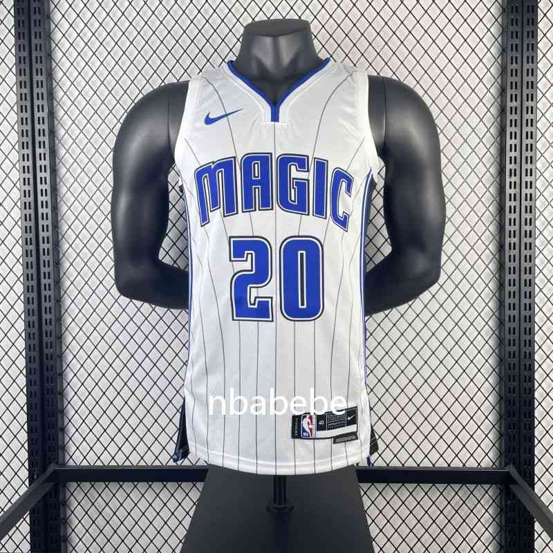 Maillot de Basket NBA Magic 2023 Fultz 20 blanc