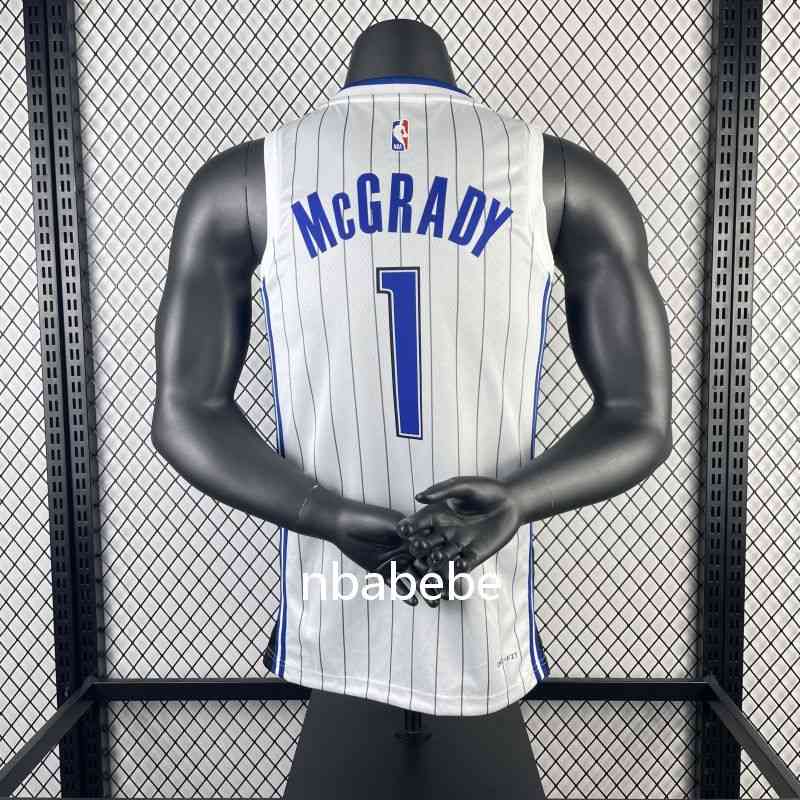Maillot de Basket NBA Magic 2023 McGrady 1 blanc 2