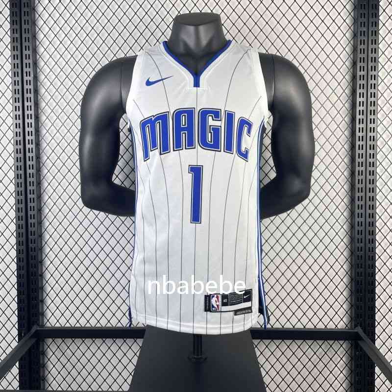 Maillot de Basket NBA Magic 2023 McGrady 1 blanc