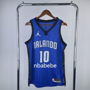 Maillot de Basket NBA Magic Jordan 2023 Bol 10 bleu