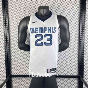 Maillot de Basket NBA Memphis Grizzlies 2023 Rose 23 blanc
