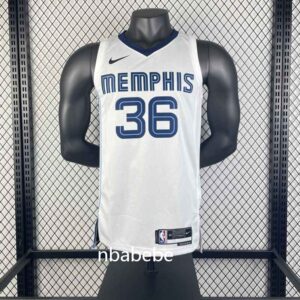 Maillot de Basket NBA Memphis Grizzlies 2023 Smart 36 blanc
