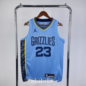 Maillot de Basket NBA Memphis Grizzlies Jordan 2023 Rose 23 bleu