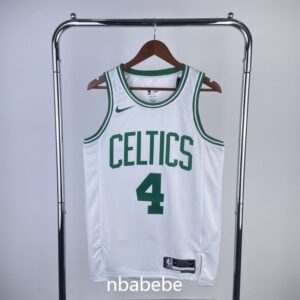 Maillot de Basket NBA Boston Celtics 2023 Holiday 4 blanc