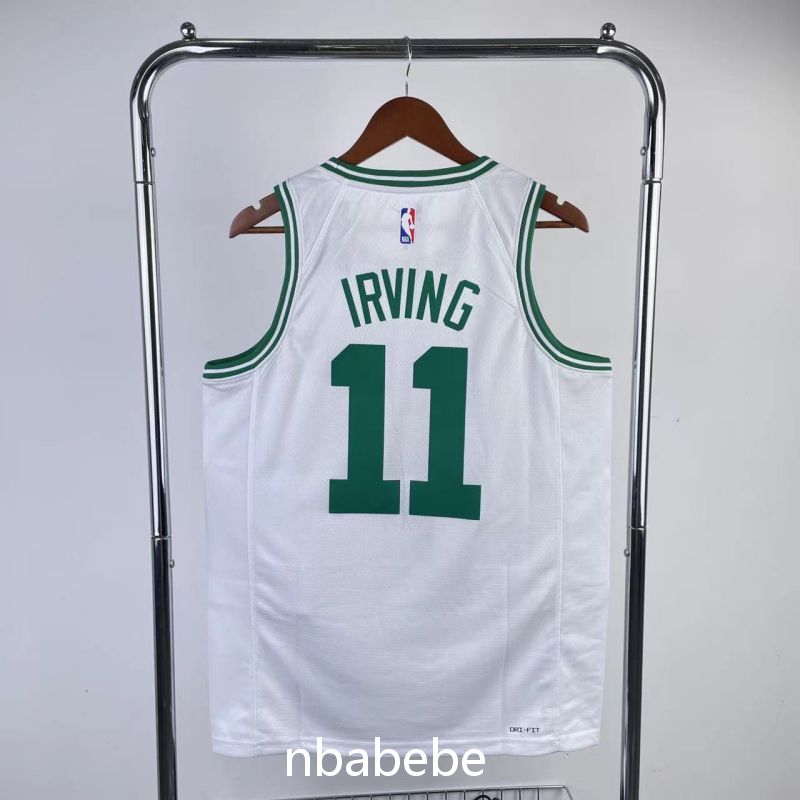 Maillot de Basket NBA Boston Celtics 2023 Irving 11 blanc 2