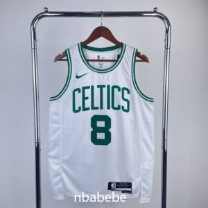 Maillot de Basket NBA Boston Celtics 2023 Porzingis 8 blanc