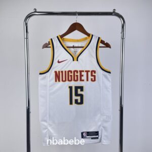 Maillot de Basket NBA Denver Nuggets 2023 Jokić 15 blanc