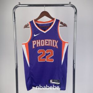 Maillot de Basket NBA Phoenix Suns 2023 Ayton 22 Violet