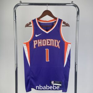Maillot de Basket NBA Phoenix Suns 2023 Booker 1 Violet