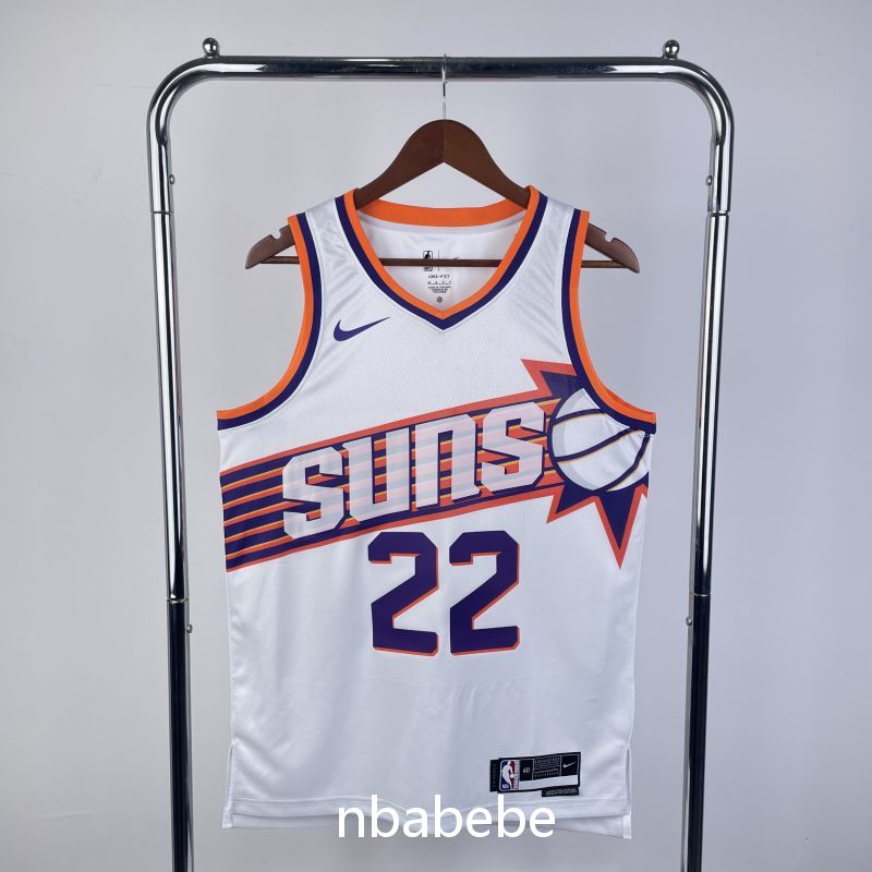 Maillot de Basket NBA Phoenix Suns 2024 Ayton 22 blanc