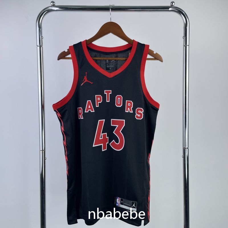 Maillot de Basket NBA Toronto Raptors Jordan 2023 Siakam 43 noir