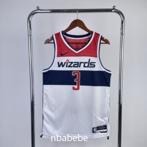 Maillot de Basket NBA Washington Wizards 2023 Beal 3 blanc