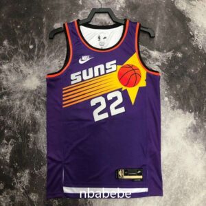 Maillot de Basket NBA vintage Phoenix Suns 2023 Ayton 22 Violet