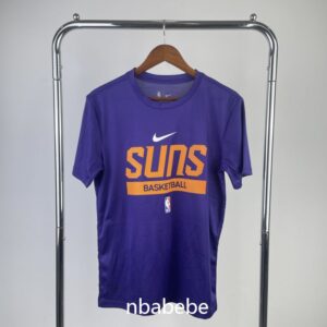 T Shirt NBA Phoenix Suns 2023 entraînement Violet