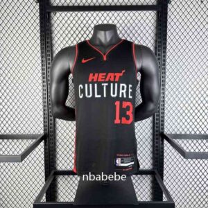 Maillot de Basket NBA Miami Heat 2024 Adebayo 13 city édition