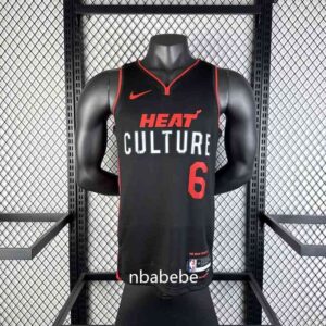 Maillot de Basket NBA Miami Heat 2024 James 6 city édition