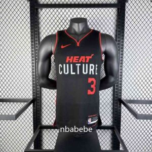 Maillot de Basket NBA Miami Heat 2024 Wade 3 city édition