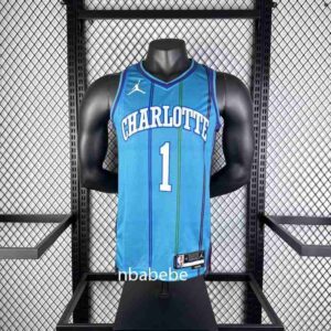 Maillot de Basket NBA vintage Charlotte Hornets Jordan 2024 Ball 1