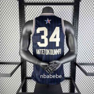 Maillot de Basket NBA All-Star 2024 Antetokounmpo 34 bleu