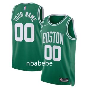 Maillot de Basket NBA Boston Celtics 2023 personnalisé vert