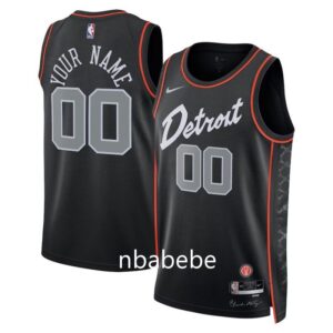 Maillot de Basket NBA Detroit Pistons 2023 2024 personnalisé city édition